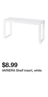 IKEA VARIERA Shelf insert, white offer