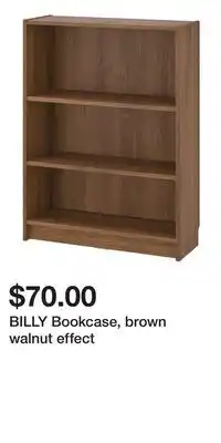 IKEA BILLY Bookcase, brown walnut effect offer