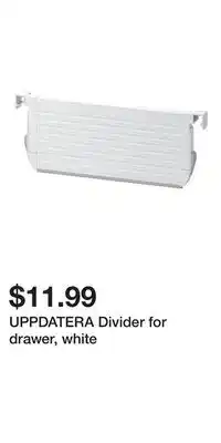 IKEA UPPDATERA Divider for drawer, white offer
