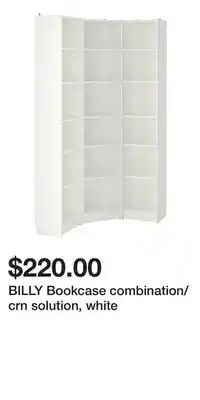 IKEA BILLY Bookcase combination/crn solution, white offer