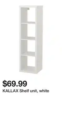 IKEA KALLAX Shelf unit, white offer