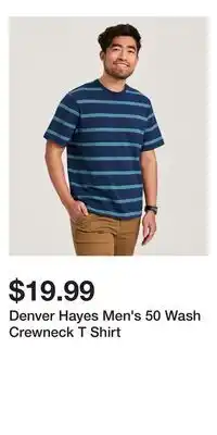 Mark's Denver Hayes Men's 50 Wash Crewneck T Shirt offer