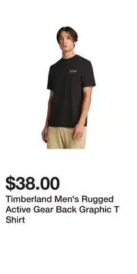 Mark's Timberland Men's Rugged Active Gear Back Graphic T Shirt offer