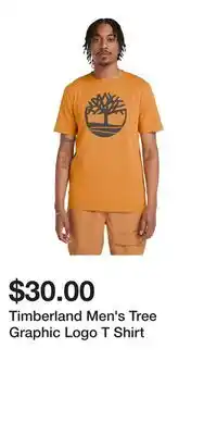 Mark's Timberland Men's Tree Graphic Logo T Shirt offer