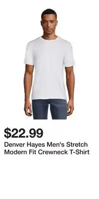 Mark's Denver Hayes Men's Stretch Modern Fit Crewneck T-Shirt offer