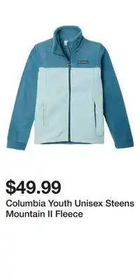 Mark's Columbia Youth Unisex Steens Mountain II Fleece offer