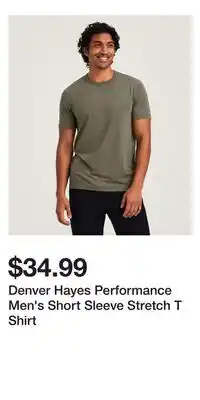 Mark's Denver Hayes Performance Men's Short Sleeve Stretch T Shirt offer
