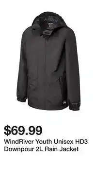 Mark's WindRiver Youth Unisex HD3 Downpour 2L Rain Jacket offer