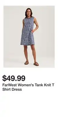 Mark's FarWest Women's Tank Knit T Shirt Dress offer
