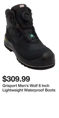 Mark's Grisport Men's Wolf 6 Inch Lightweight Waterproof Boots offer