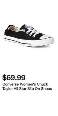 Mark's Converse Women's Chuck Taylor All Star Slip On Shoes offer