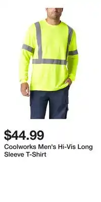 Mark's Coolworks Men's Hi-Vis Long Sleeve T-Shirt offer