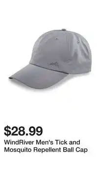 Mark's WindRiver Men's Tick and Mosquito Repellent Ball Cap offer