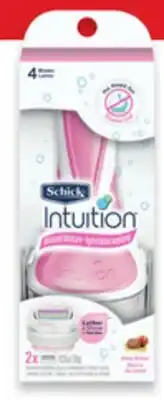 Walmart Schick Intuition Razor offer
