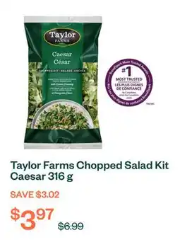 Voilà Taylor Farms Chopped Salad Kit Caesar 316 g offer