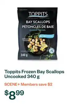 Voilà Toppits Frozen Bay Scallops Uncooked 340 g offer