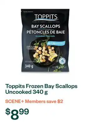 Voilà Toppits Frozen Bay Scallops Uncooked 340 g offer
