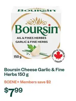Voilà Boursin Cheese Garlic & Fine Herbs 150 g offer