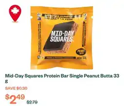 Voilà Mid-Day Squares Protein Bar Single Peanut Butta 33 g offer