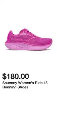 Sport Chek Saucony Women's Ride 18 Running Shoes offer