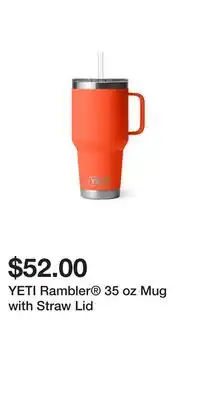 Sport Chek YETI Rambler 35 oz Mug with Straw Lid offer