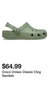 Sport Chek Crocs Unisex Classic Clog Sandals offer