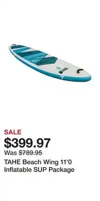 Sport Chek TAHE Beach Wing 11'0 Inflatable SUP Package offer