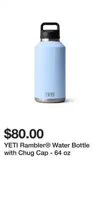 Sport Chek YETI Rambler Water Bottle with Chug Cap - 64 oz offer
