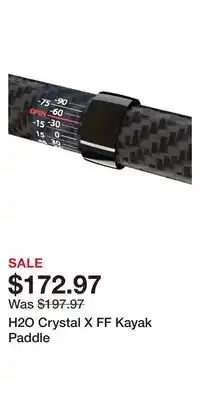 Sport Chek H2O Crystal X FF Kayak Paddle offer