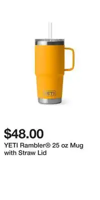Sport Chek YETI Rambler 25 oz Mug with Straw Lid offer