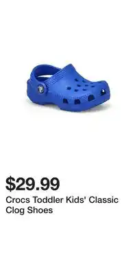 Sport Chek Crocs Toddler Kids' Classic Clog Shoes offer