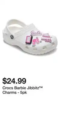 Sport Chek Crocs Barbie Jibbitz Charms - 5pk offer