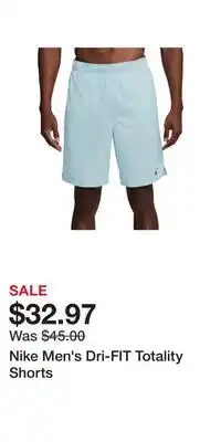 Sport Chek Nike Men's Dri-FIT Totality Shorts offer