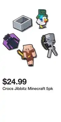 Sport Chek Crocs Jibbitz Minecraft 5pk offer