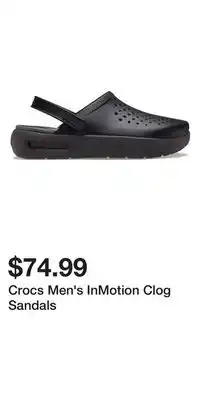 Sport Chek Crocs Men's InMotion Clog Sandals offer