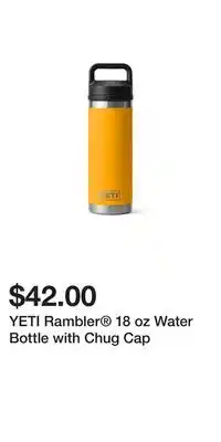 Sport Chek YETI Rambler 18 oz Water Bottle with Chug Cap offer