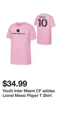 Sport Chek Youth Inter Miami CF adidas Lionel Messi Player T Shirt offer