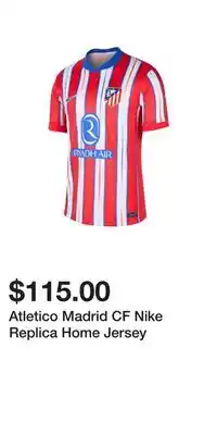 Sport Chek Atletico Madrid CF Nike Replica Home Jersey offer