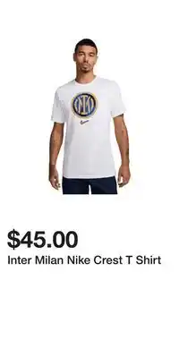 Sport Chek Inter Milan Nike Crest T Shirt offer