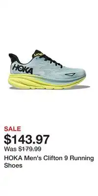 Sport Chek HOKA Men's Clifton 9 Running Shoes offer