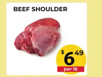 Food World Supermarket BEEF SHOULDER offer