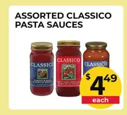 Food World Supermarket ASSORTED CLASSICO PASTA SAUCES offer