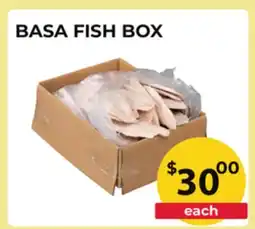 Food World Supermarket BASA FISH BOX offer