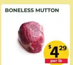 Food World Supermarket BONELESS MUTTON offer