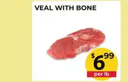 Food World Supermarket VEAL WITH BONE offer