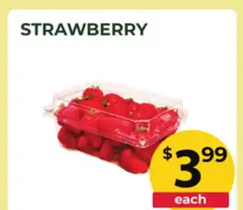 Food World Supermarket STRAWBERRY offer