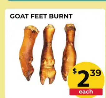 Food World Supermarket GOAT FEET BURNT offer