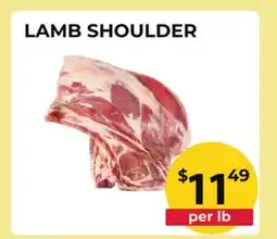 Food World Supermarket LAMB SHOULDER offer