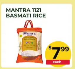 Food World Supermarket MANTRA 1121 BASMATI RICE offer