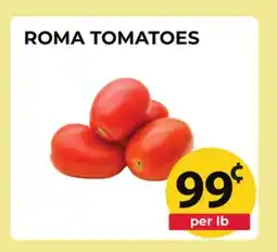Food World Supermarket ROMA TOMATOES offer